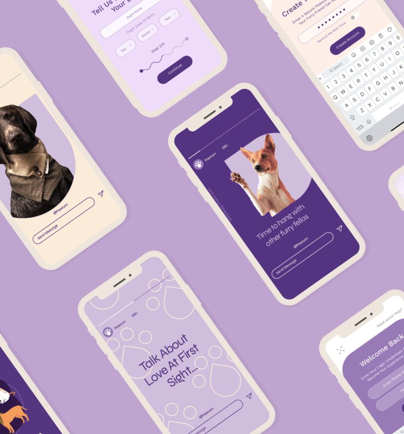 Purple Minimalist Phone Mockup Instagram Post